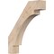 Ekena Millwork 5 1/2"W x 26"D x 32"H Merced Smooth Knee Brace, Douglas Fir BRC06X26X32MRC00SDF - alternate 1